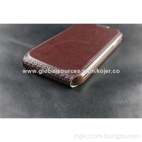 PU Leather Mobile Phone Case for Samsung S5, OEM Orders Welcomed